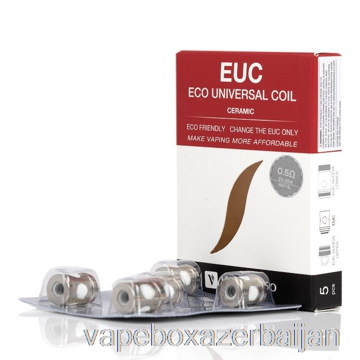 Vape Box Azerbaijan Vaporesso EUC Replacement Coils 0.5ohm Ceramic EUC SS316L